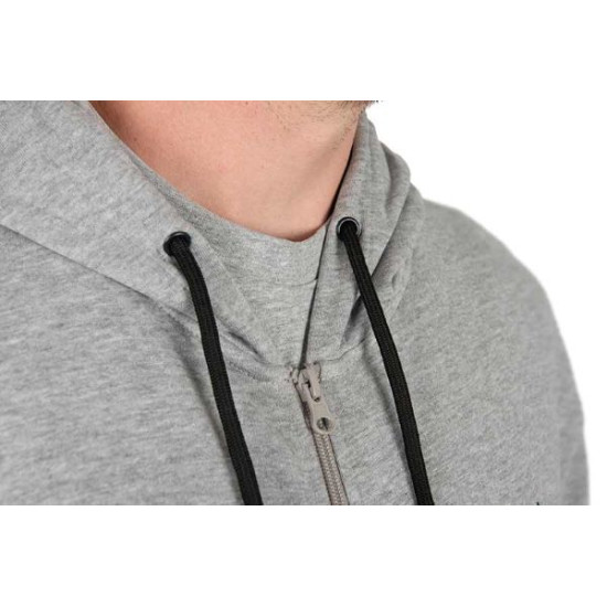 SPOMB DUKS GREY HOODY FULL ZIP M