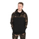 FOX DUKS LW BLACK/CAMO SPLIT ZIP HOODY XL