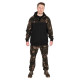 FOX DUKS LW BLACK/CAMO SPLIT ZIP HOODY XL