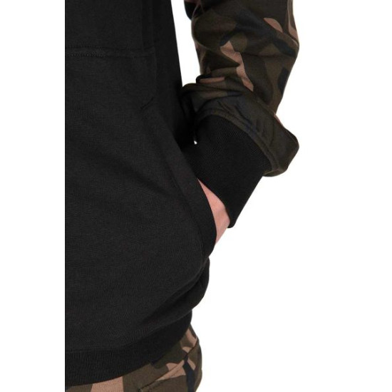 FOX DUKS LW BLACK/CAMO QTR ZIP XXXL