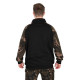 FOX DUKS LW BLACK/CAMO QTR ZIP XXXL