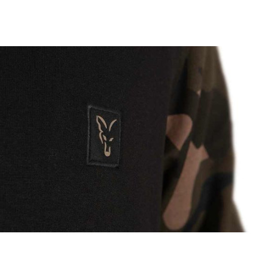 FOX DUKS LW BLACK/CAMO QTR ZIP XXXL