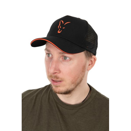 FOX KAČKET TRUCKER BLACK&ORANGE