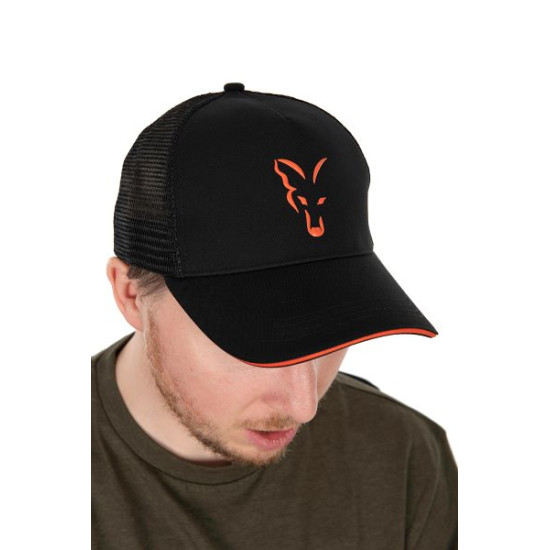 FOX KAČKET TRUCKER BLACK&ORANGE