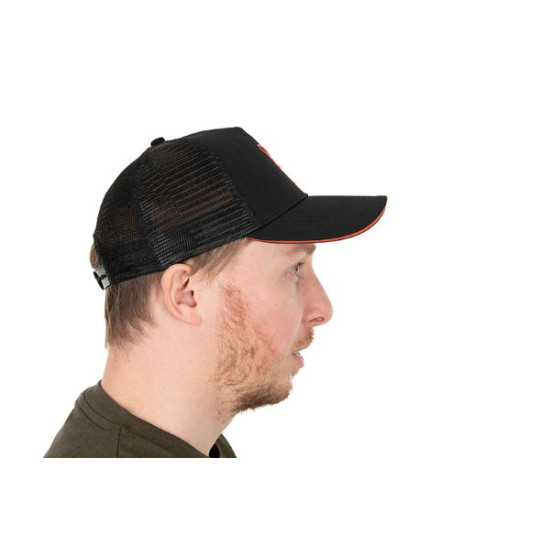FOX KAČKET TRUCKER BLACK&ORANGE