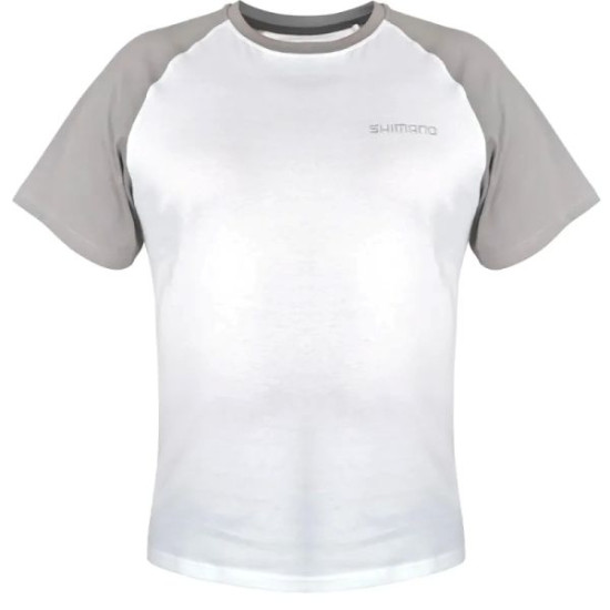SHIMANO SHORT SLEEVE T-SHURT WHITE XXL