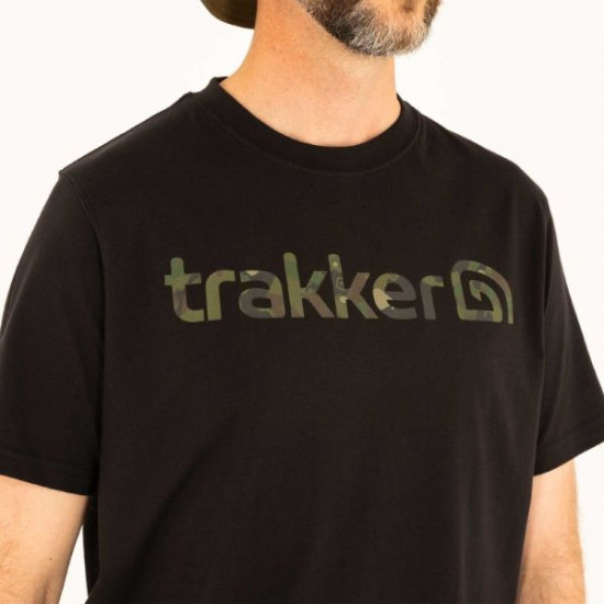 TRAKKER MAJICA CR LOGO BLACK CAMO XL