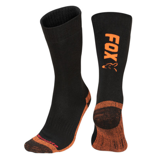 FOX ČARAPE BLACK/ORANGE THERMO 40-43