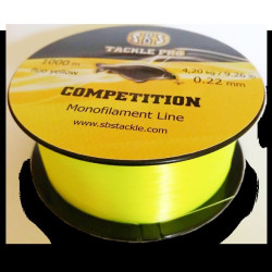 SBS COMPETITION MONO 1000M 0,30MM FLUO YELLOW