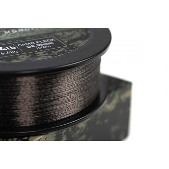FOX SOFT STEEL FLECK CAMO MONO 1000M 0,30MM