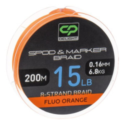 CARP PRO DELIGHT SPOD & MARKER BRAID FLUO ORANGE 200M 0,16MM