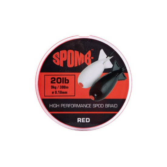 SPOMB BRAID RED 300M 0,18MM