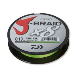 DAIWA STRUNA J-BRAID X8 150m 0,18mm ŽUTA