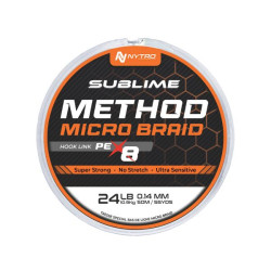 NYTRO STRUNA ZA PREDVEZE SUBLIME X8 METHOD MICRO 0,14MM 50M