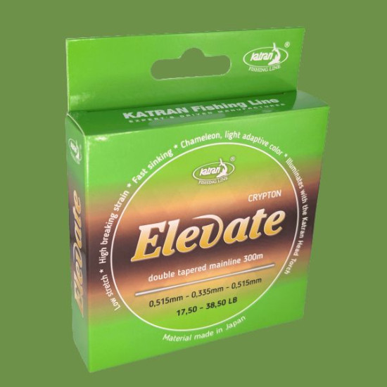 KATRAN ELEVATE DOUBLE TAPERED 300M 0,515-0,335-0,515MM