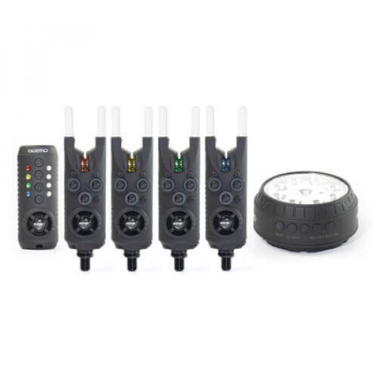 SONIK GIZMO ALARM 4+1 + BIVVY LAMP (R+Y+G+B)