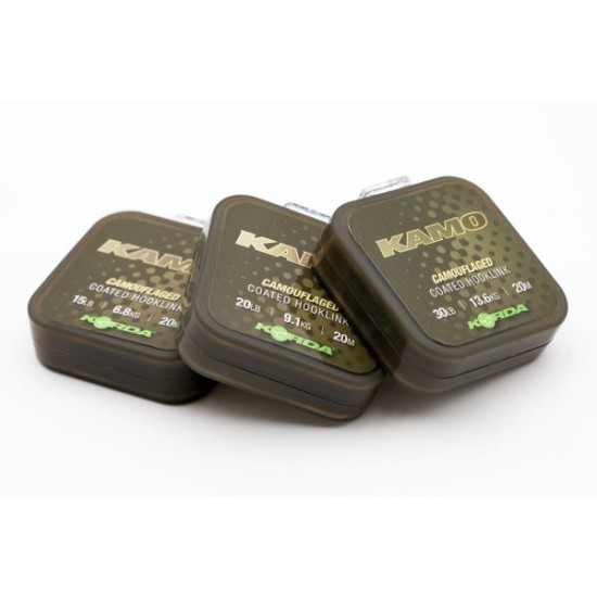 KORDA KAMO KOATED HOOKLIK 20LB 20M
