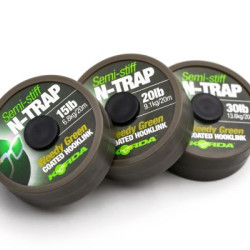 KORDA N-TRAP SEMI STIFF 15LB 20M WEEDY GREEN