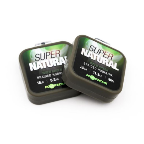 KORDA SUPER NATURAL 18LB 20M WEED GREEN