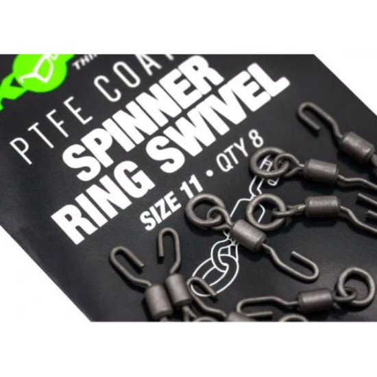 KORDA PTFE SPINNER RING SWIVEL SIZE 11