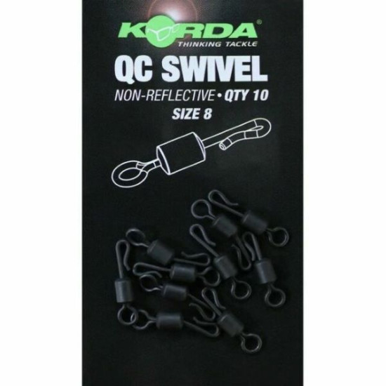 KORDA QUICK CHANGE SWIVEL SIZE 8