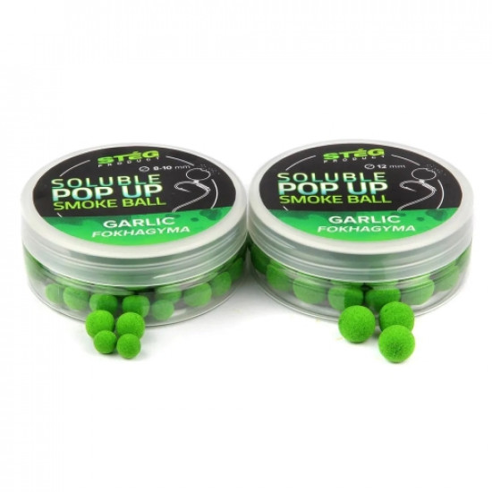 STEG SOLUBLE POP UP SMOKE BALL 8-10MM GARLIC-ALMOND