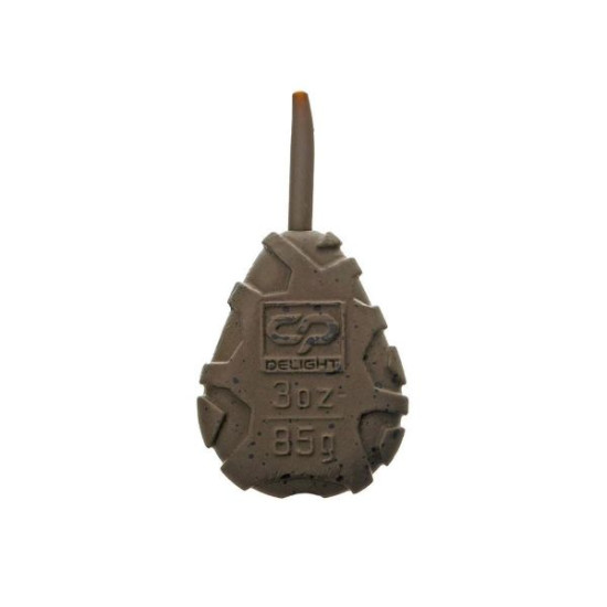 CARP PRO DELIGHT OLOVO IN-LINE FLAT PEAR LEAD 4OZ 113GR