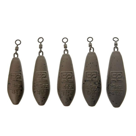 CARP PRO DELIGHT TOURNAMENT CAST SWIVEL LEAD 4,5OZ 128GR