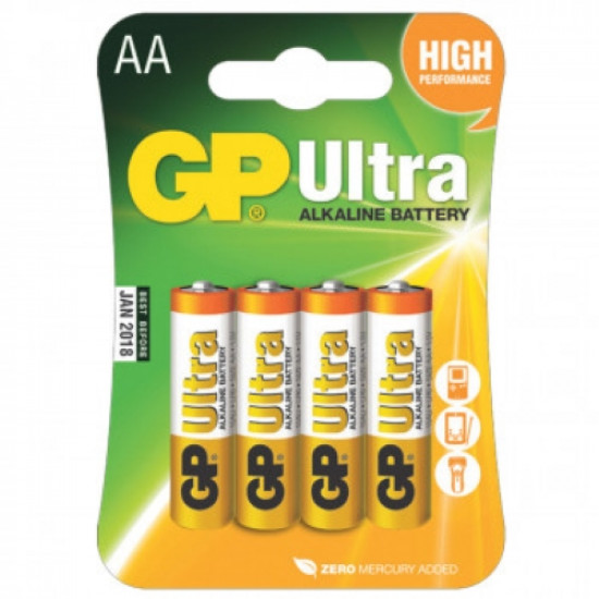 GP ULTRA AA 1,5V ALKALNA BATERIJA