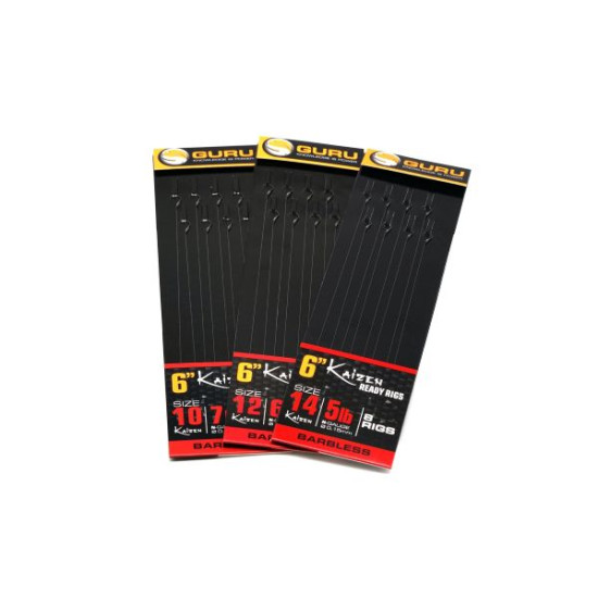 GURU VEZANE UDICE KAIZEN POLE RIGS 6INCH SIZE 16 0,15MM 8PCS
