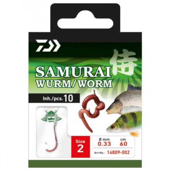DAIWA UDICE VEZANE SAMURAI WORM 2