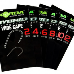 KORDA WIDE GAPE HYBRID HOOKS SIZE 2