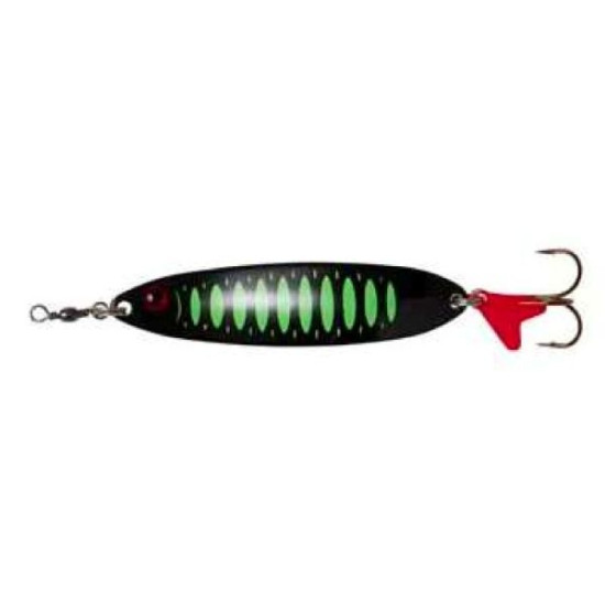 DAM EFFZET SLIM STANDARD SPOON FLUO GREEN/BLACK 6,5CM 16GR