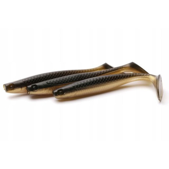 RON THOMPSON SLIM SHAD PADDLETAIL 10CM UV OLIVE GOLD