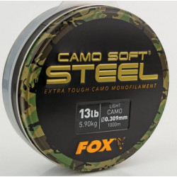 FOX CAMO SOFT STEEL MONOFILAMENT LIGHT CAMO 1000M 0,309MM
