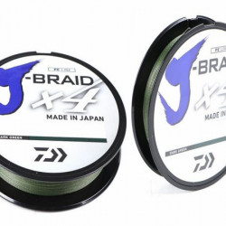 DAIWA STRUNA J-BRAID X4 135m 0,25mm ZELENA