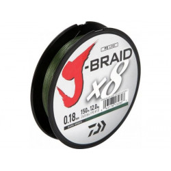 DAIWA STRUNA J-BRAID X8 150m 0,20mm ZELENA