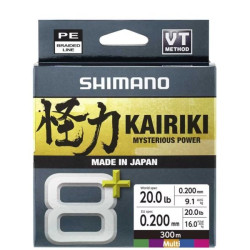 SHIMANO STRUNA KAIRIKI 8+ 150M 0,20MM 16KG M GREEN