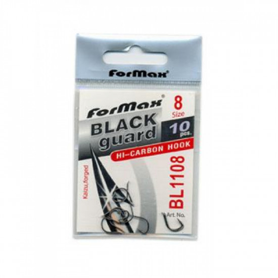 FORMAX BLACK GUARD HOOKS SIZE 2/0
