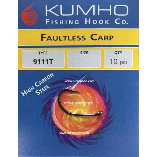 KUMHO FAULTLESS CARP HOOKS 4